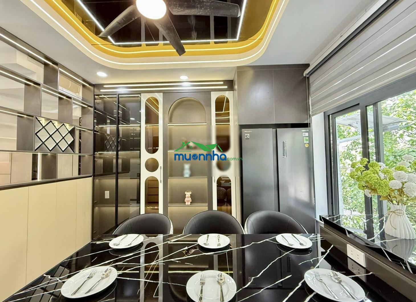 Nhà phố 4 tầng hẻm nhựa 8m khu vip đường huỳnh thị hai