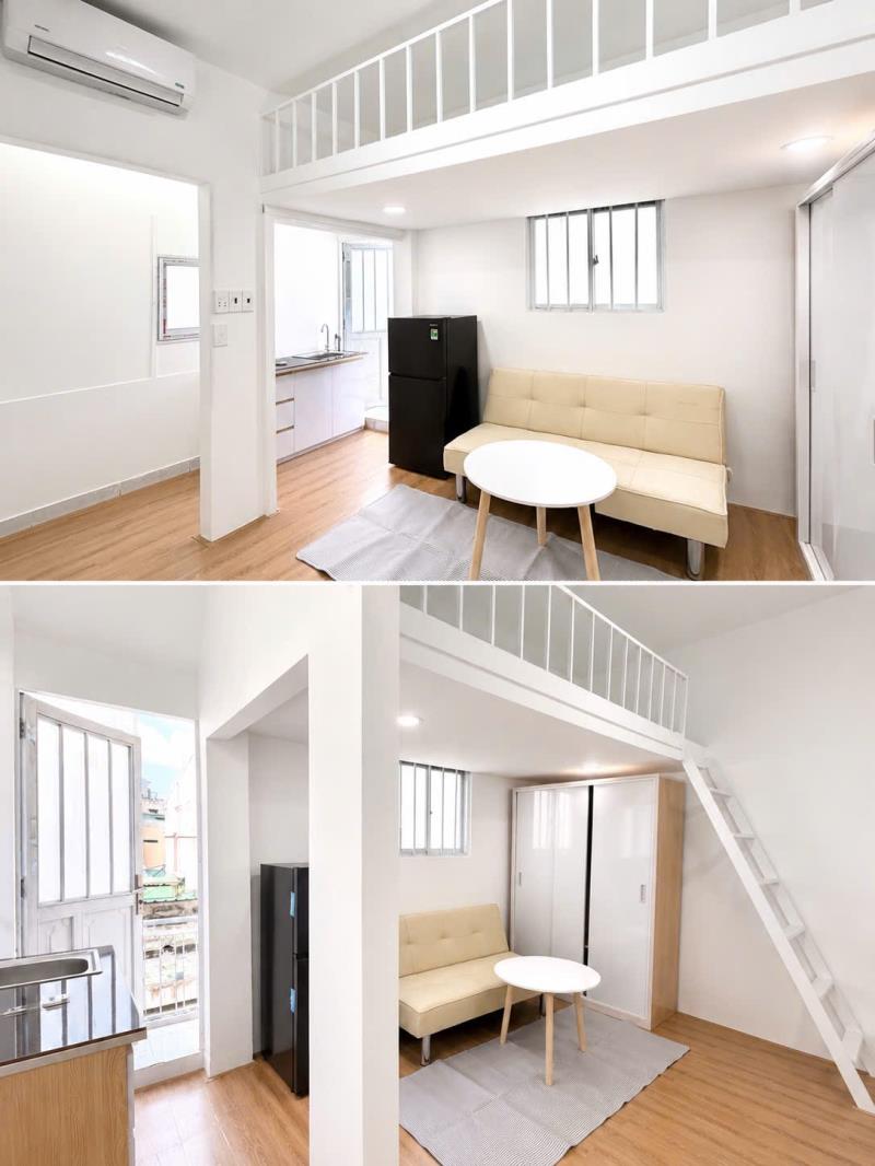 🏡 Cho thuê căn hộ duplex ban công riêng, gần đại học hutech – điện biên phủ, quận bình thạnh