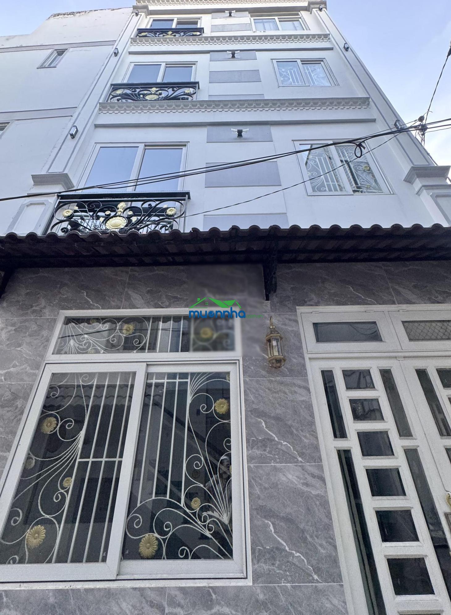 7.2 tỷ giảm 5.95 tỷ - nhà đẹp - 4 tầng (ngang 5m) dtsd gần 100m2 - gần sân bay, công viên gia định - 2