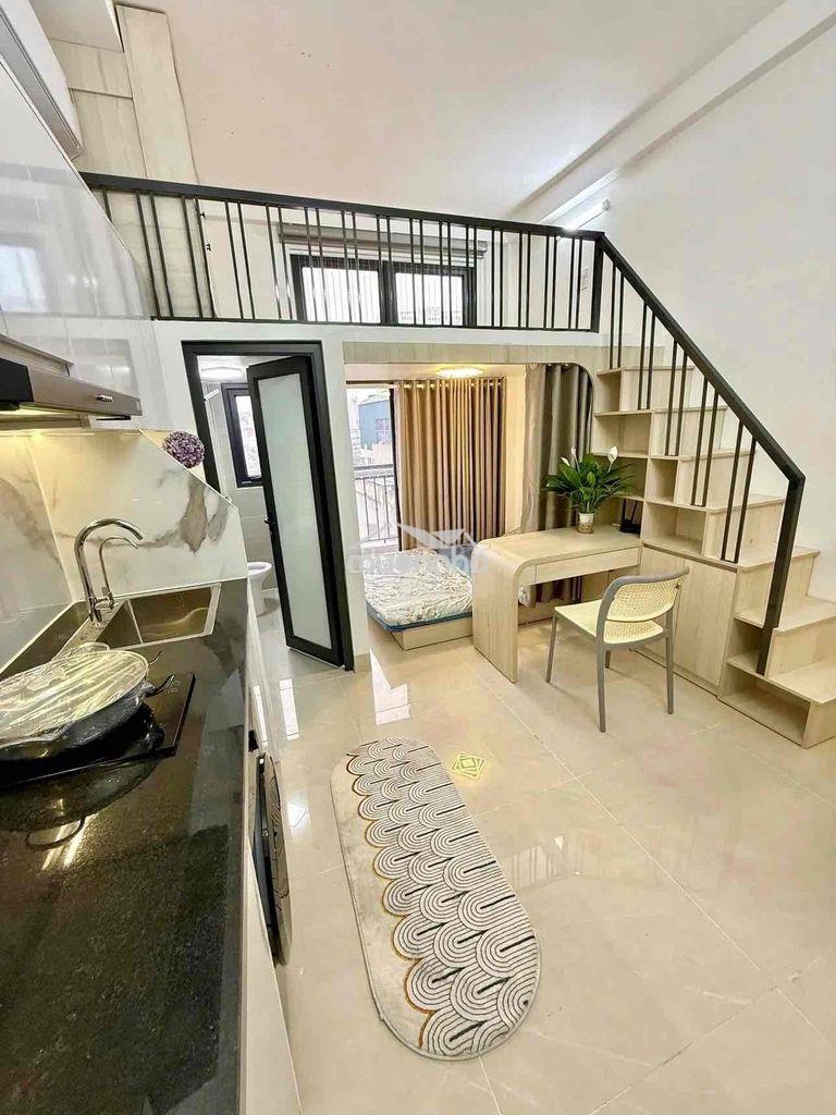 Phòng trọ bình thạnh duplex bancol 2 không gian ngủ