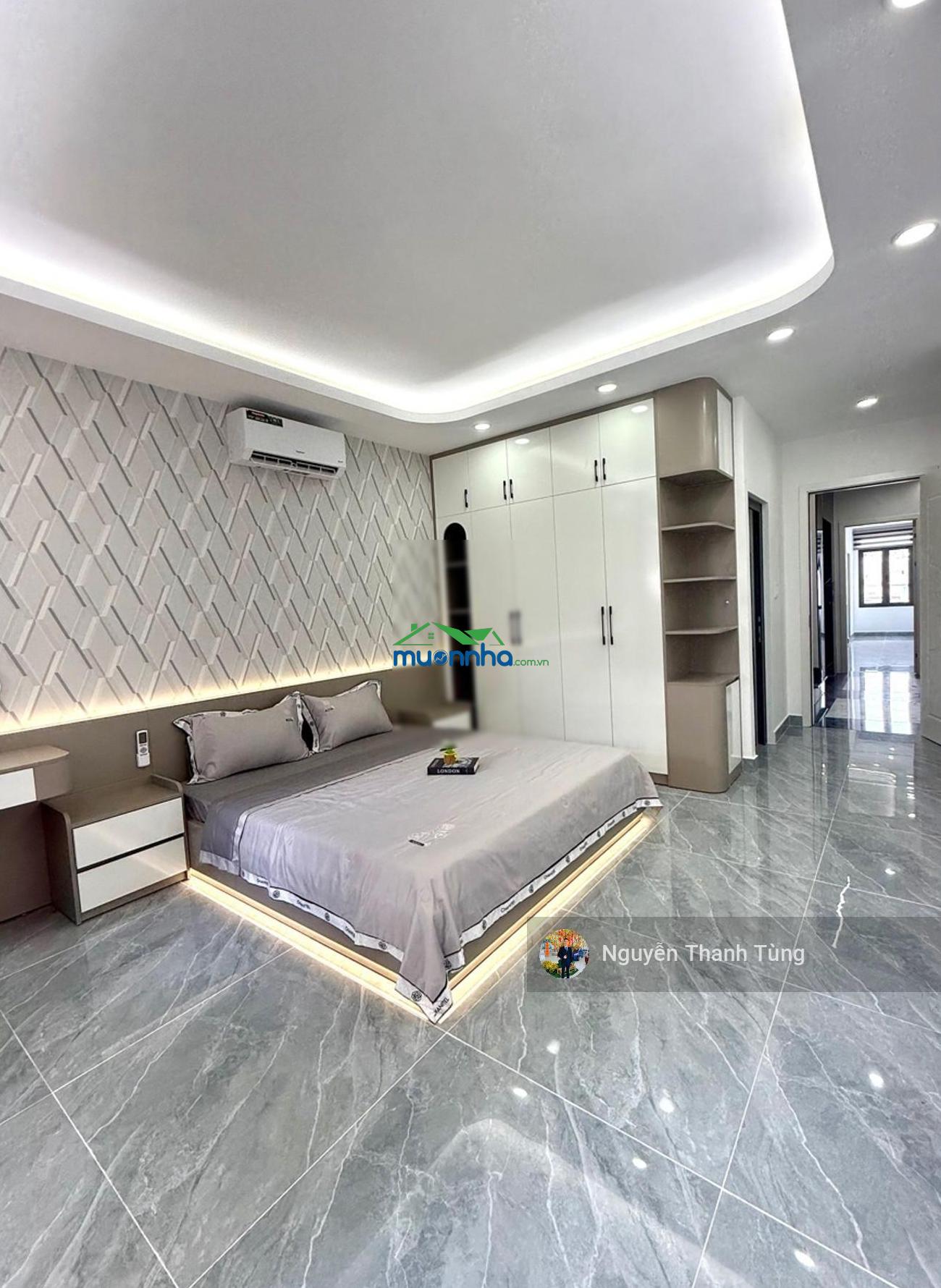 Siêu phẩm 5 tầng có thang máy tân chánh hiệp 13, quận 12, dt 100m2, ngang 5m hiếm, nội thất cao cấp - 4