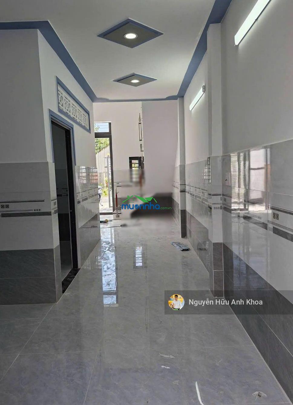 Bán nhà riêng 100m2 chính chủ tại trần văn chẩm. nhà mới xây, 2pn 2wc. shr, giá 1 tỷ 3 - 3