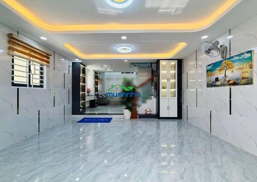 Nhà mới 5 tầng - hxh 4m - 50m2 - emart 2 gò vấp - phan huy ích - full nội thất - 6,3 tỷ tlcc - 2