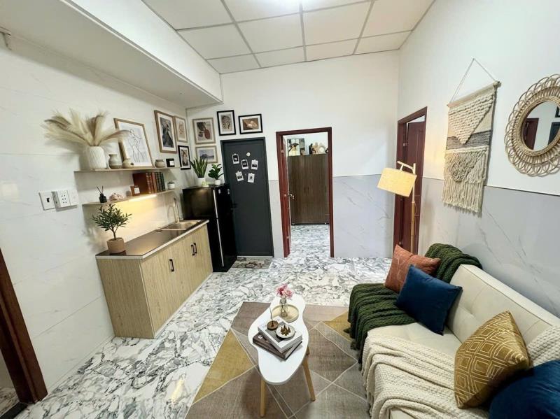 Căn hộ 2pn full nội thất ban công, cửa sổ siêu thoáng gần hutech, uef, gtvt,...đặng thùy trâm, bình thạnh