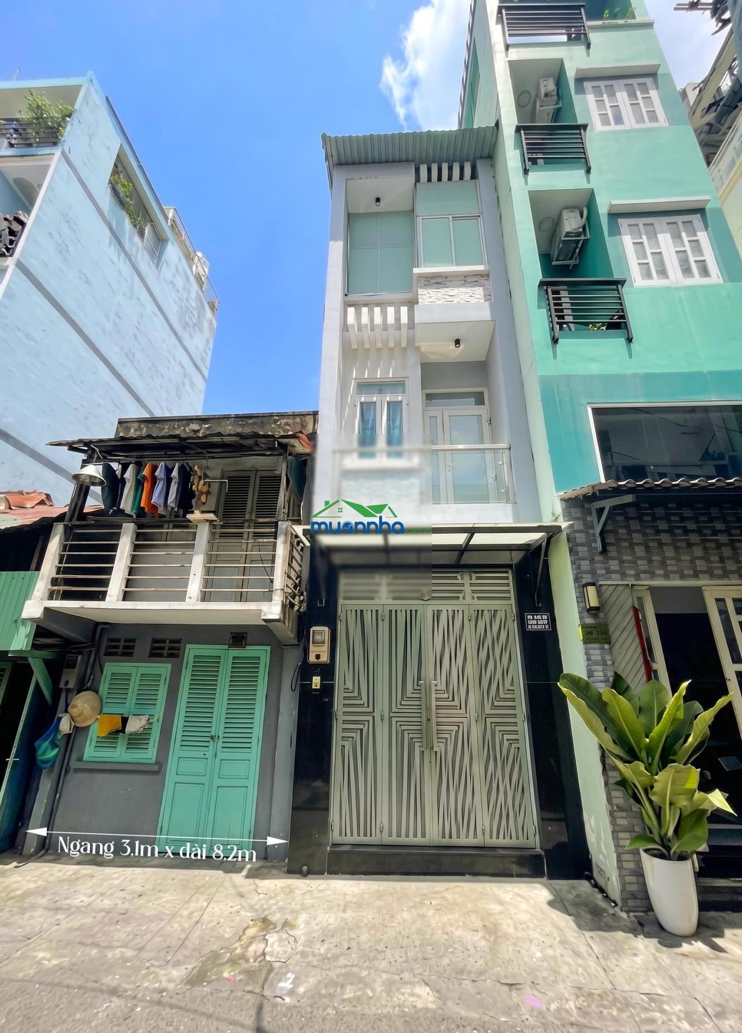 Chỉ 3,65 tỷ nhà 2 tầng 3,1x8,2m hẻm 5,2m cách chợ bến thành chỉ 2 phút - 2