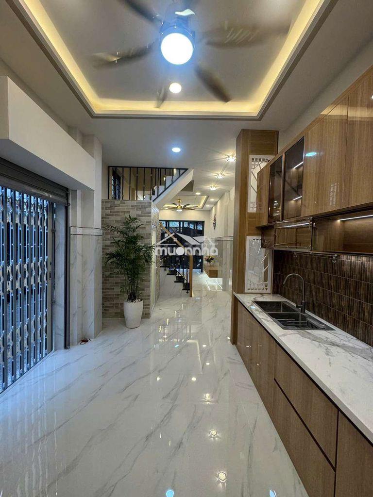 Bán nhà mới 4 tầng btct đường mai xuân thưởng phường 6 quận 6  - 3
