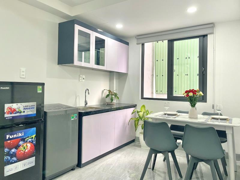 Căn hộ 1 phòng ngủ tòa nhà mới, tại bùi đình túy, gần phạm văn đồng, hutech & quận 1 - 4