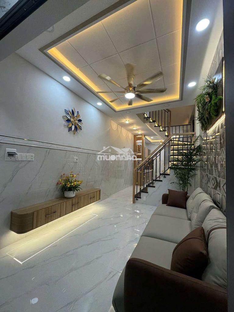 Bán nhà mới 4 tầng btct đường mai xuân thưởng phường 6 quận 6  - 2