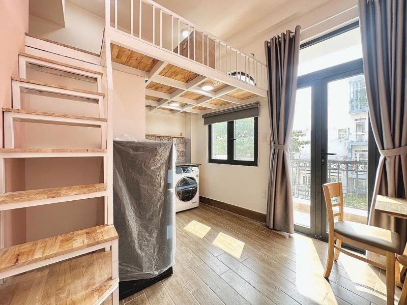 Phòng duplex ban công_máy giặt riêng_mặt tiền đường an ninh_gần đại học hồng bàng_văn lang_học viện cán bộ_uef - 3