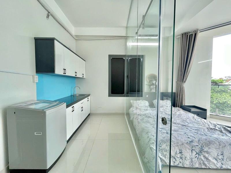 Căn hộ 1pn tách bếp - ban công ngay cầu thị nghè, trường hồng bàng, uef - 4