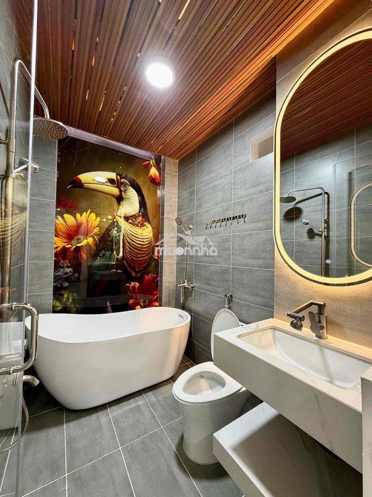 Nhà lầu 4 tầng có bồn tắm và sân thượng hẻm 3m hưng phú - 3