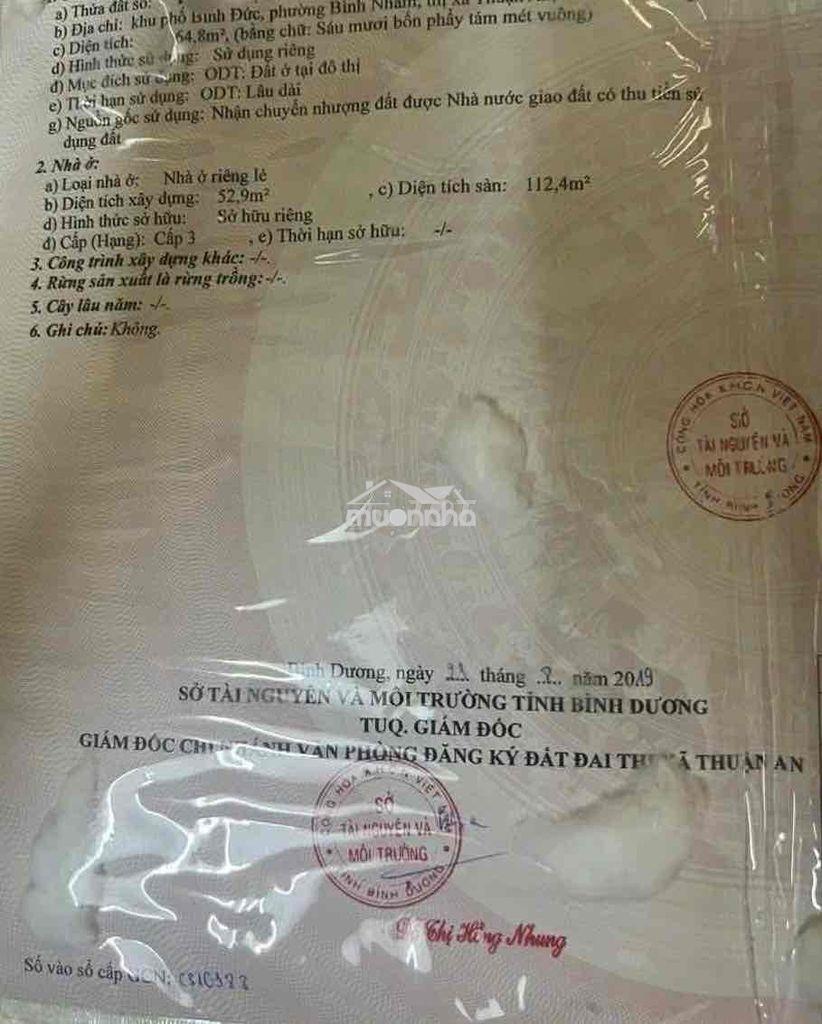 Nhà 1 lầu đẹp đường bình nhâm 88 – gần nhà thờ lái thiêu - 4