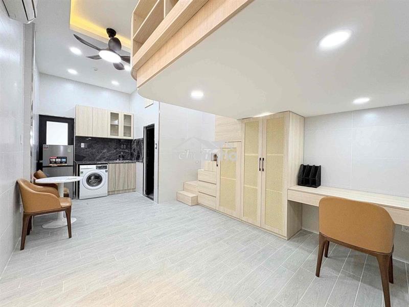 Cho thuê căn hộ có gác máy giặt riêng full nt cầu nguyễn văn cừ quận 8