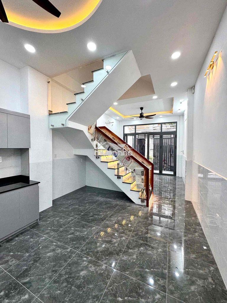 - Nhà xây mới âu dương lân p3 q8 / trệt 2 lầu st / cách hxh 50m - 2