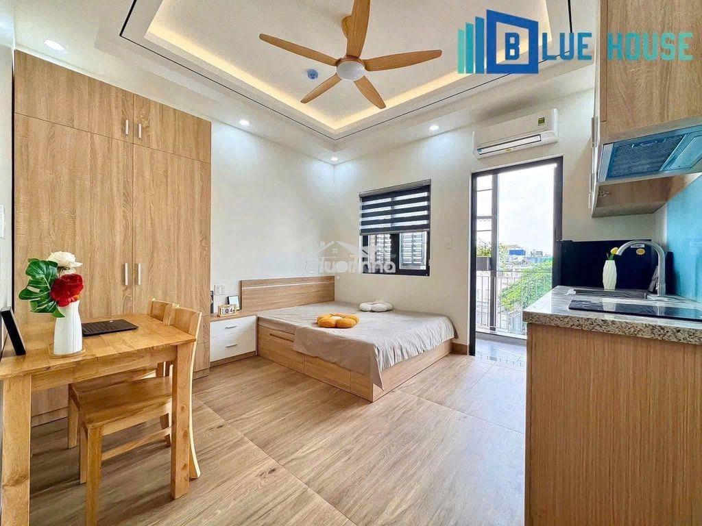 Căn hộ studio full nội thất ban công thoáng trần hưng đạo quận 5 - 2