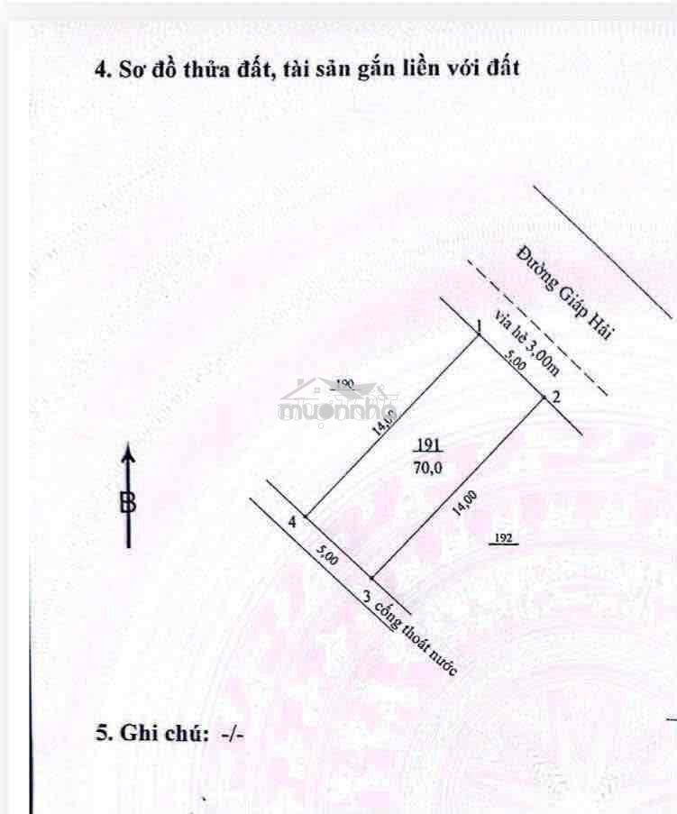 Đất mặc tiền giáp hải đuòng 5m5 khu dân trí cao sơn trà đà nẵng diện - 2