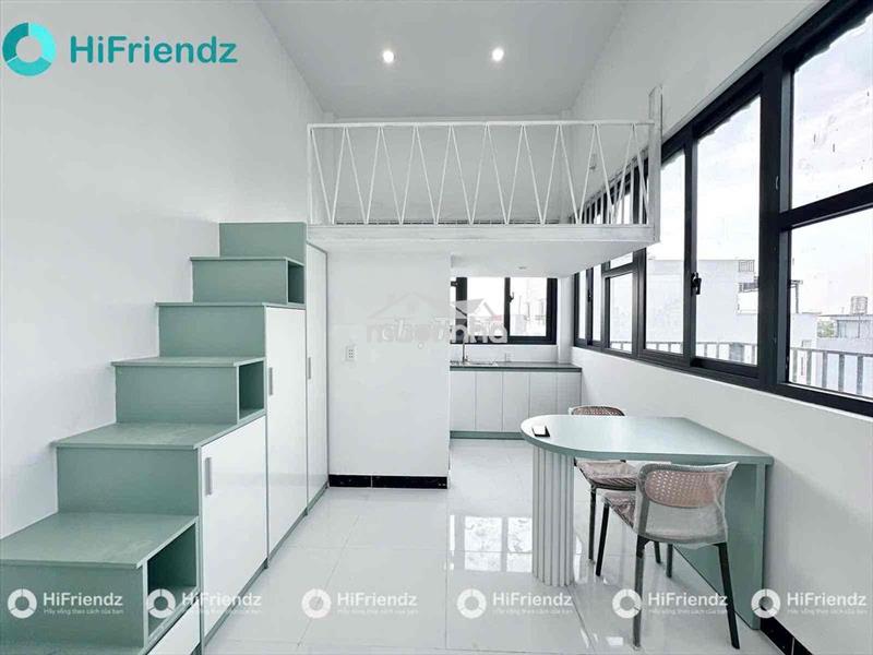 Cho thuê duplex cửa sổ trời/bancol mới 100% ngay gần ngã 4 bốn xã