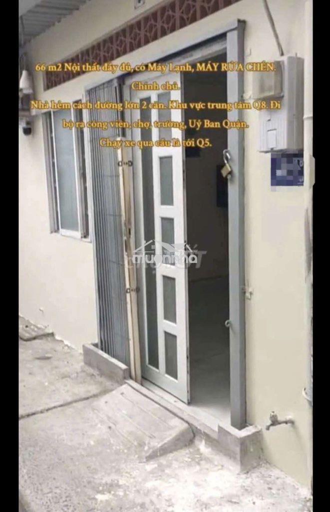 Cho thuê nhà nguyên căn tại p5 q8