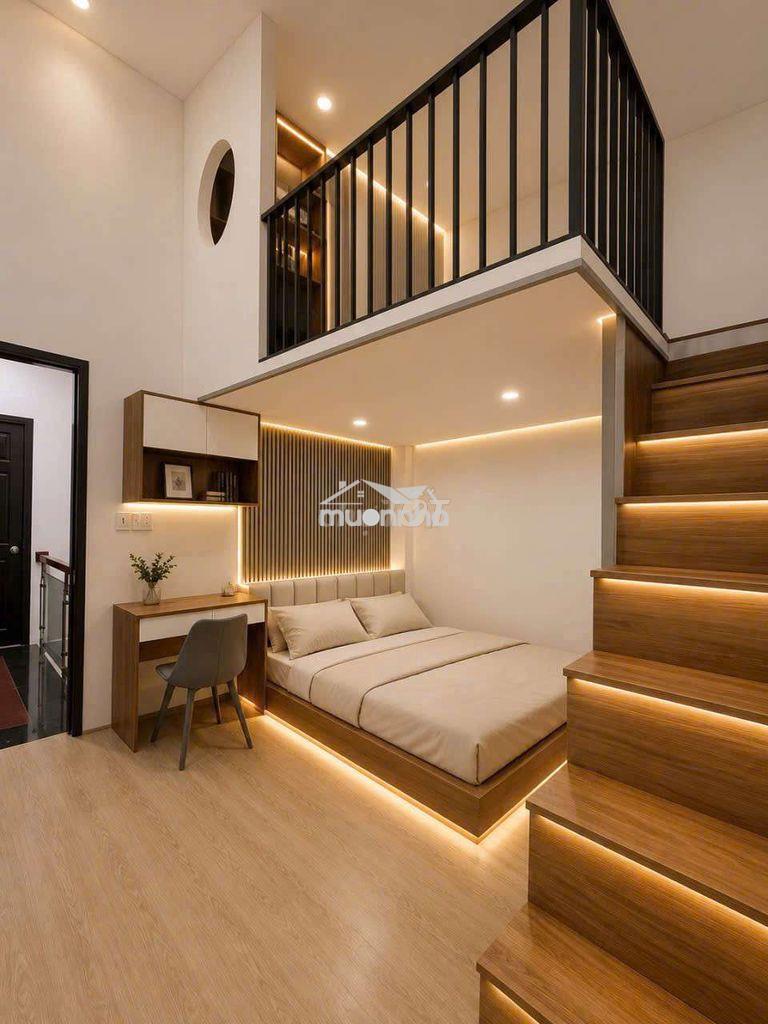 Bán nhà trệt, lầu, 3 phòng ngủ - 4