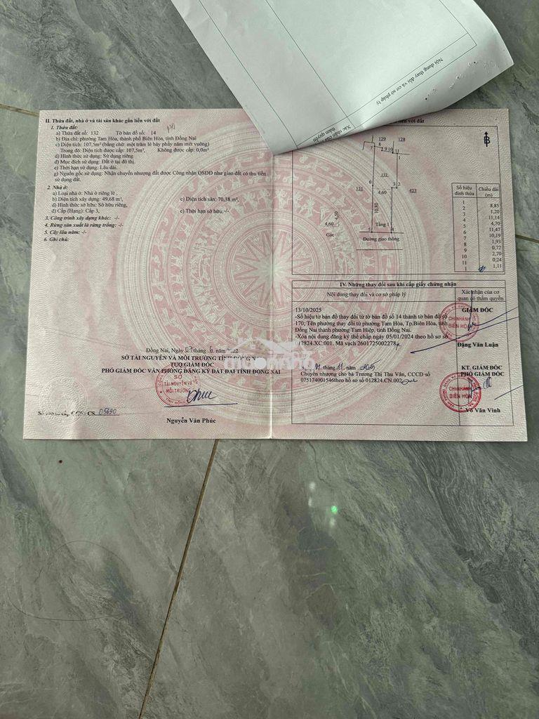 Cần tiền bán gấp nhà giá rẻ phường tam hoa tpbh - 4