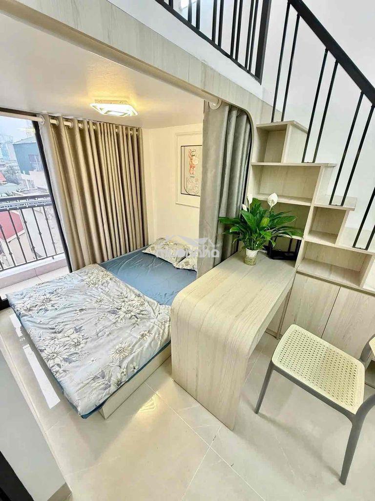Phòng trọ bình thạnh duplex bancol 2 không gian ngủ - 2