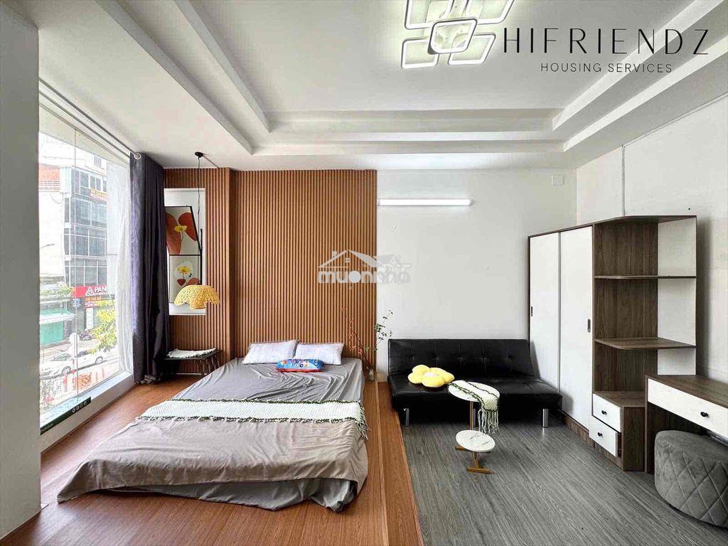 1pn - tách bếp - balcon - cửa sổ lớn - full nội thất - ngã 6 cộng hoà - 2