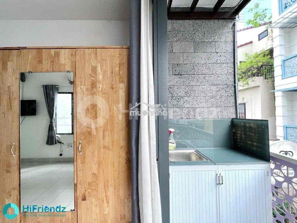 Căn hộ studio ban công tách bếp gần phan xích long, phú nhuận - 3