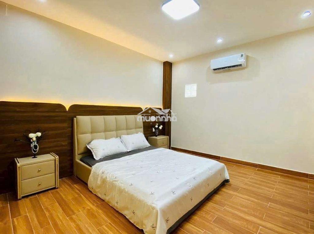 Nhà có phòng ngủ dưới, dt 4x17m. thông oto - 4