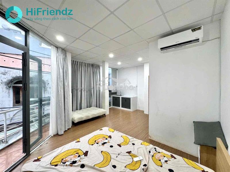 Chdv ban công - full nội thất - miễn phí xe sát cầu nguyễn văn cừ