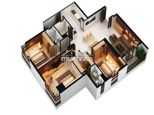 Bán chung cư an phú ,hậu giang ,q6 căn gốc dt 126m   3pn ,3wc 