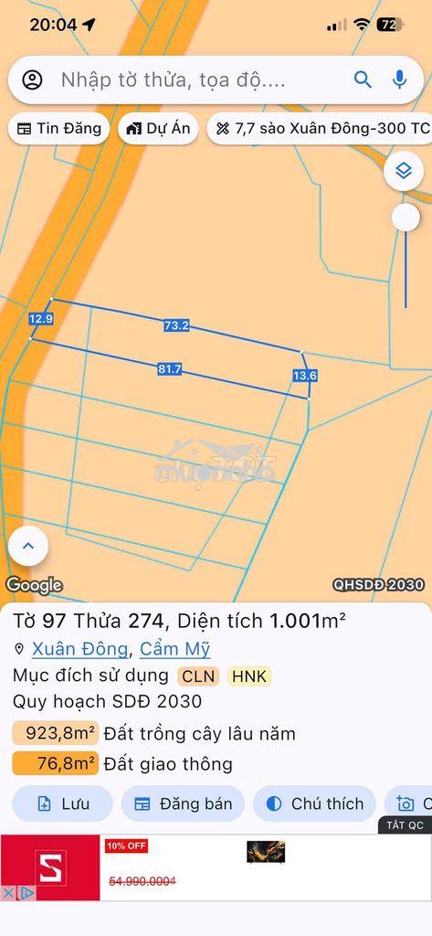 Kèo thơm-1 sào bê tông ấp 4 xt - giá rẻ - 3