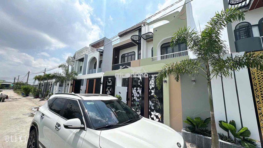 Nhà shr gần chợ bình chánh dt5,6x26m có hoàn công đường xe hơi - 2