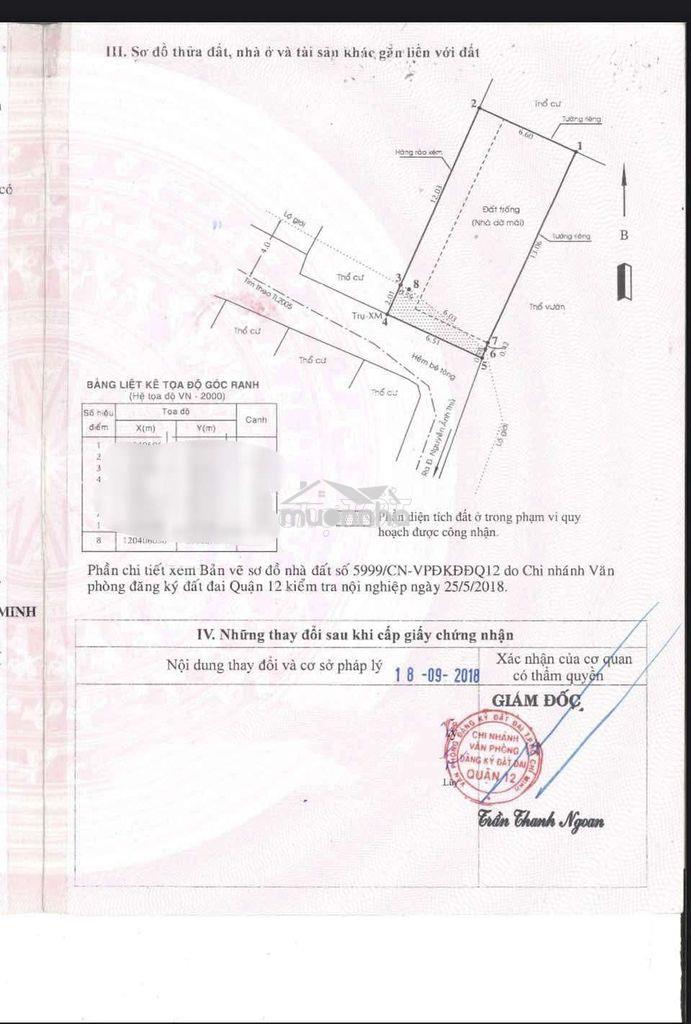 Hẻm xe hơi 92 m2 , lê văn khương chỉ 4,x tỷ  - 2