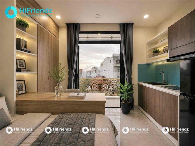 Chdv mới xây ban công siêu to full nội thất ngay trung tâm