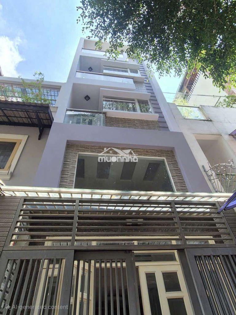 Cho thuê nhà mới đẹp, hxh, có sân thượng, 3pn 5vs