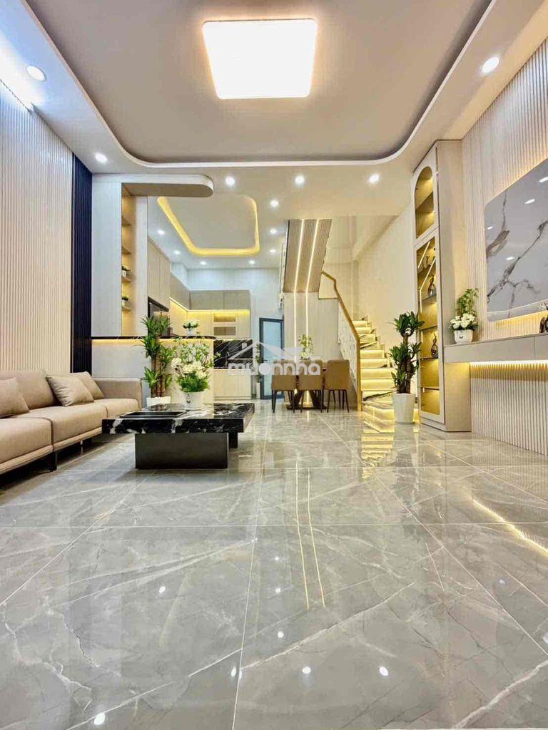 Nhà phố xây dựng mới - hẻm 3m huỳnh tấn phát gần công an thị trấn - 2
