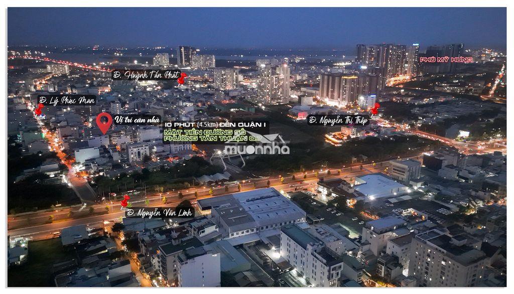 Chỉ 4,55 tỷ nhà 5 tầng ngang 3,5m mặt tiền đường số p. bình thuận q7 - 2