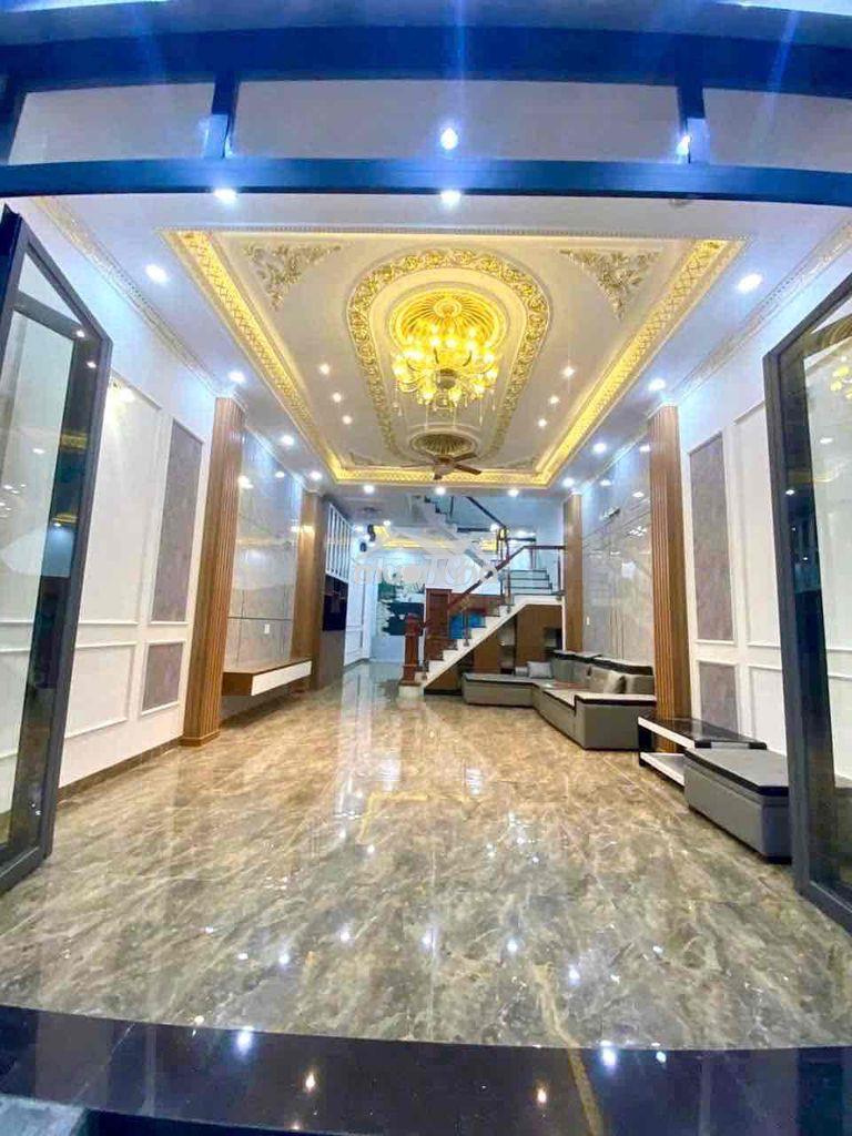 Nhà 1 trệt 2 lầu an phú,thuận an,80m2  có nội thất cơ bản,đường 7m