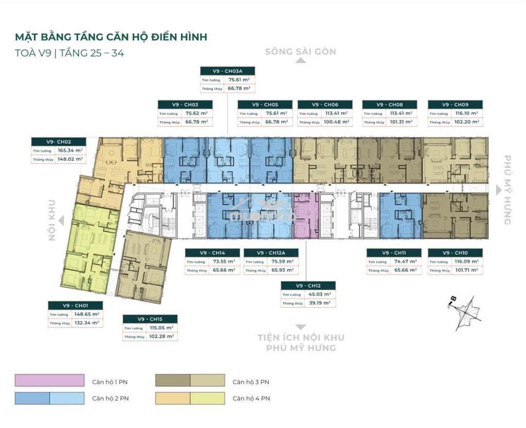 Căn 1pn siêu hiếm tại sunshine sky city phú thuận, view phú mỹ hưng - 2