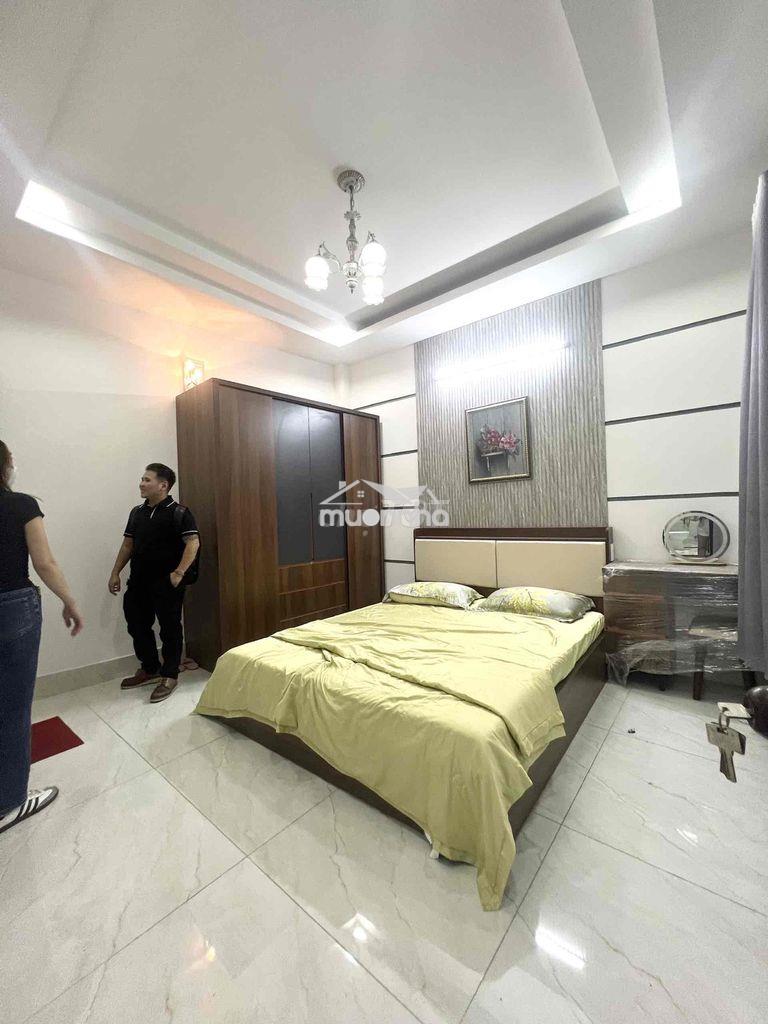 Cho thuê nhà 5x10m 3lầu 5pn.7wc full nội thất quang trung 15tr - 4