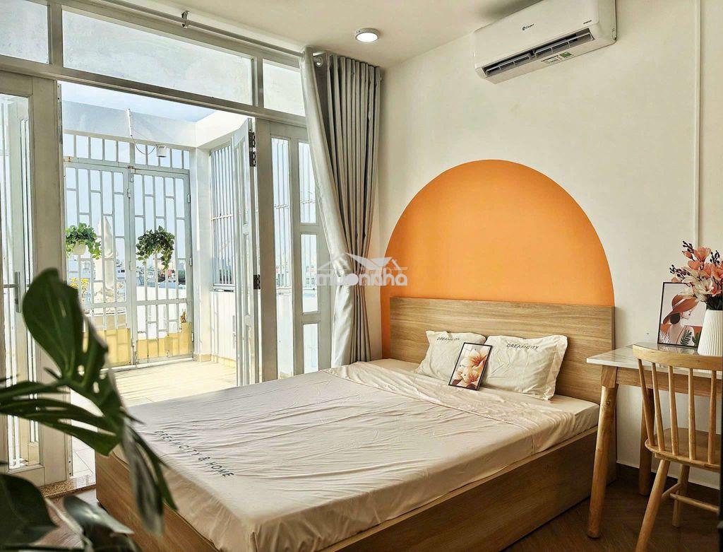 Studio ban công tách bếp,đi chuyển kcx ufm q4 chỉ khoảng 5p - 3