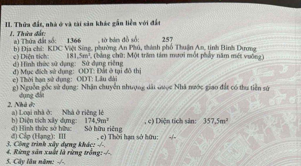 Bán nhà mặt tiền d9 kdc việt sing - 3