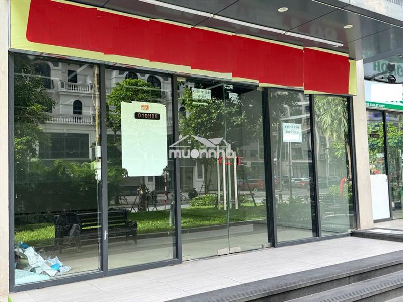 Chính chủ cho thuê shop chân đế tầng 1 vinhomes smart city 20tr/tháng