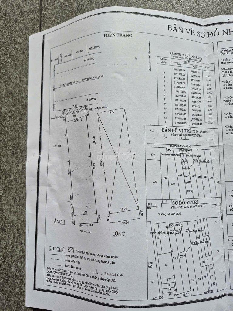 Bán nhà mặt tiền lê văn quới, quỹ đất lớn 780m² - ngang 14x55m - 3