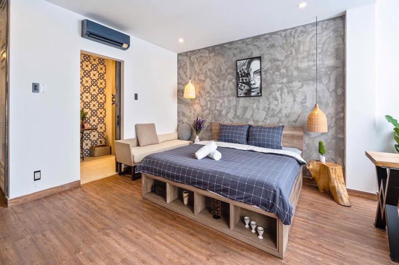 Cho thuê căn hộ ban công full nội thất gần vòng xoay nguyễn bỉnh khiêm quận 1 - 3