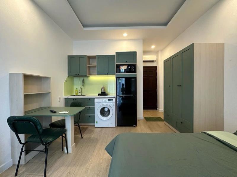 Cho thuê căn hộ full nội thất máy giặt riêng gần đại học ueh, vạn hạnh mall quận 10