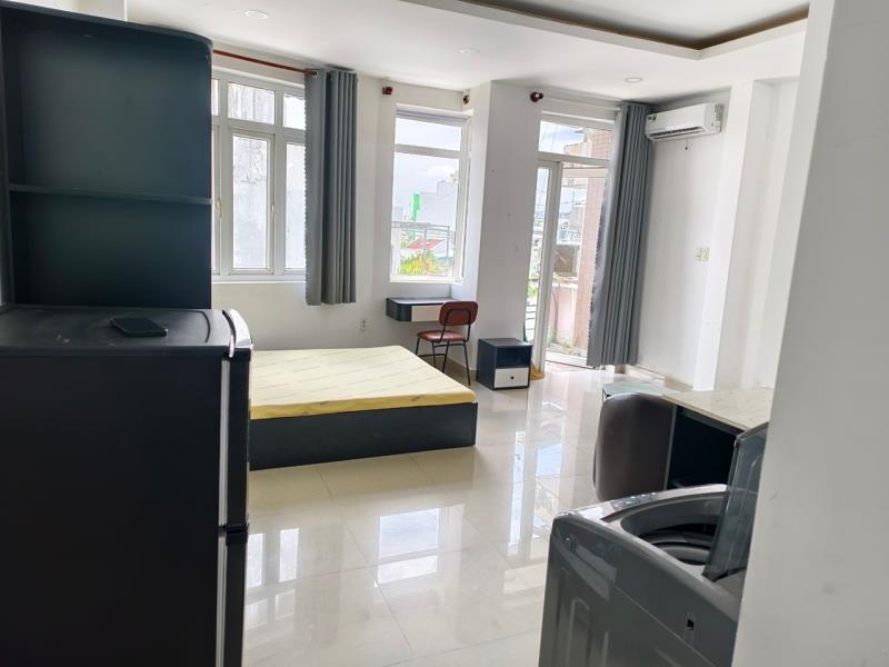 Căn hộ full nội thất ban công gần hiu vlu hutech gtvt-  nguyễn thượng hiền, bình thạnh
