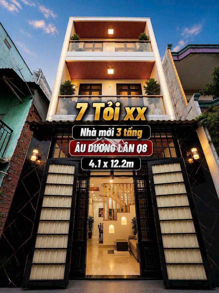 Nhà 3tầng  âu dương lân  f3 q8