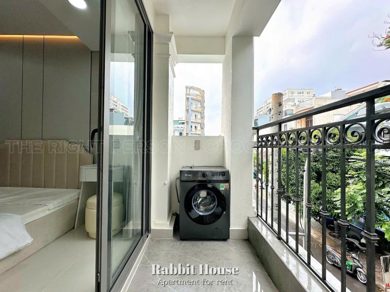 Căn hộ 1pn full new 100% - ban công thoáng - hầm xe thang máy bảo vệ - ngay ngã tư hàng xanh, xung quanh nhiều tiện ích - 3