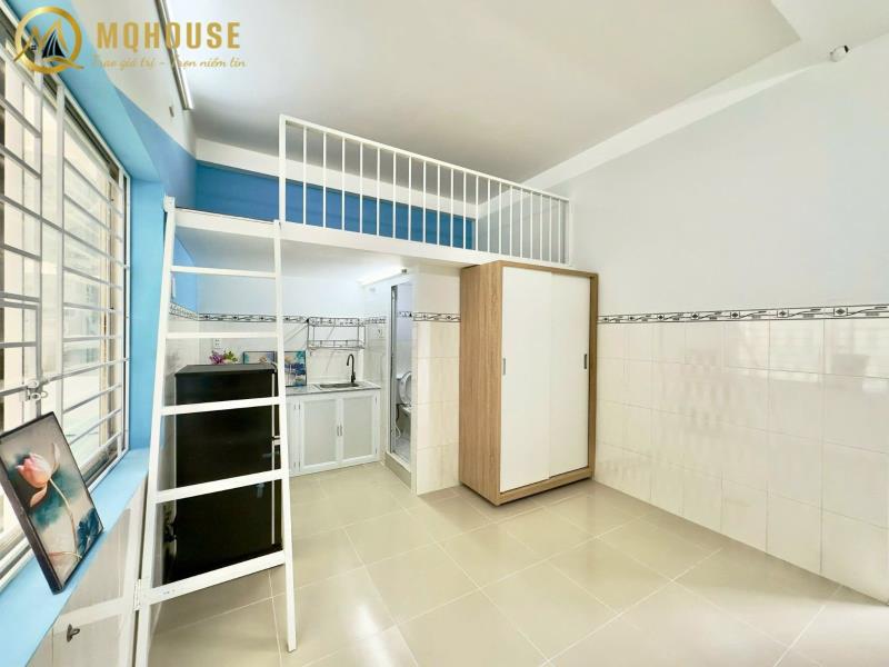 Phòng trọ duplex siêu rộng, 30m2 full nội thất, chỉ 4tr5, gần đại học văn hiến, aeon tân phú - 4